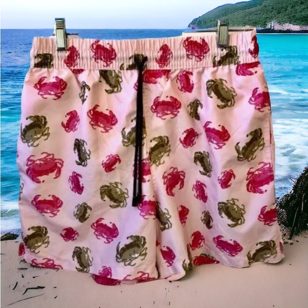 Kiwi Saint-Tropez Swim Trunks CRABS Pink Mens